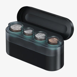 2000-2026 Universal Fit (All) Minimalist Matte Black Coin Holder Organizer | HALOBLK