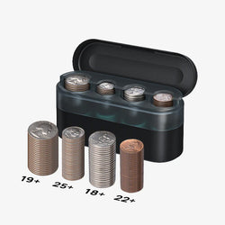 2000-2026 Universal Fit (All) Minimalist Matte Black Coin Holder Organizer | HALOBLK