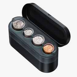 2000-2026 Universal Fit (All) Minimalist Matte Black Coin Holder Organizer | HALOBLK