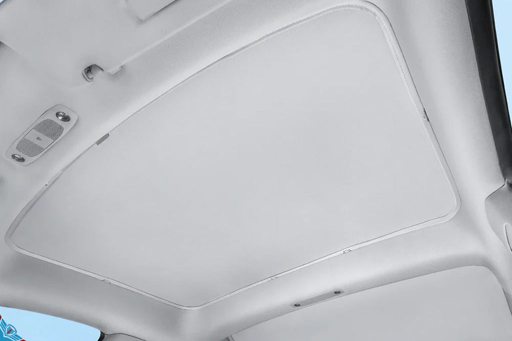 2017-2025 Tesla Model 3 / Y (MK1) Modular Dot Matrix Mesh Glass Roof Sunshade | HALOBLK