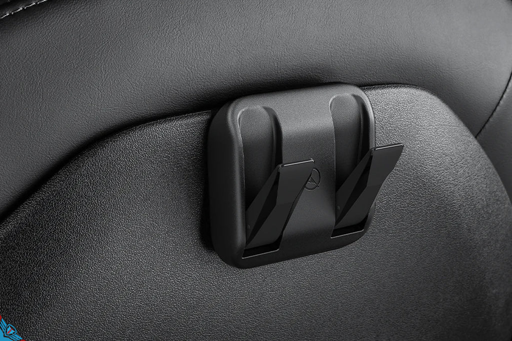 Car Seat Back Hooks (2-Pack) for Tesla Model S / 3 / X / Y | HALOBLK