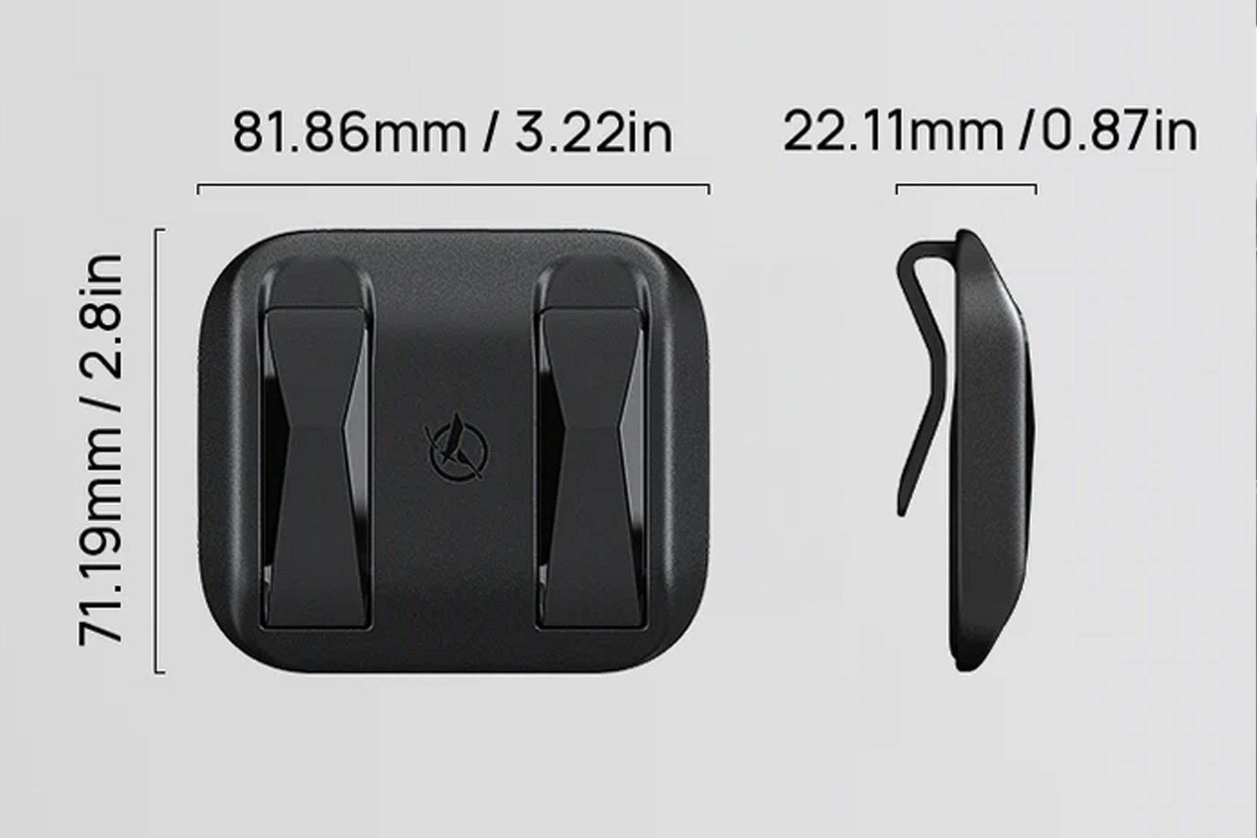 Car Seat Back Hooks (2-Pack) for Tesla Model S / 3 / X / Y | HALOBLK