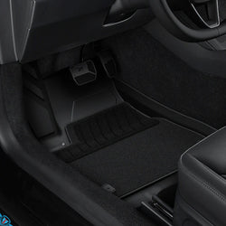 2024+ Tesla Model 3 (Highland) Custom Fit Dual Layer Carpet & Synthetic Floor Mats | HALOBLK