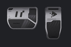 2017-2024 Tesla Model 3 & Model Y (MK1) Modern Aluminum Alloy Pedal Set | HALOBLK