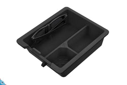 2017-2024 Tesla Model 3 / Model Y (MK1) Hidden Sliding ABS/Silicone Center Console Storage Tray Organizer | HALOBLK