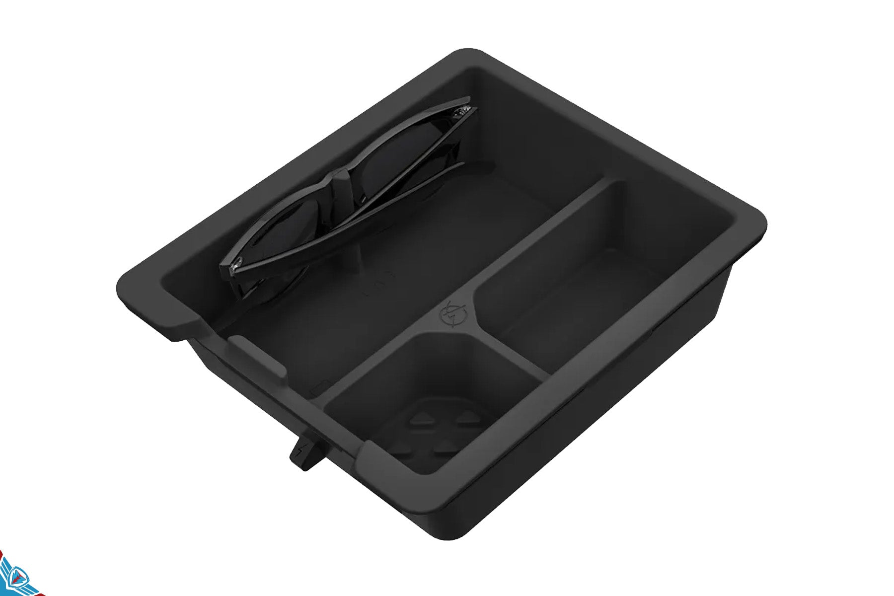 2017-2024 Tesla Model 3 / Model Y (MK1) Hidden Sliding ABS/Silicone Center Console Storage Tray Organizer | HALOBLK