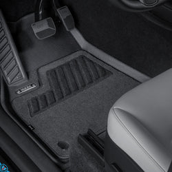 2020-2024 Tesla Model Y (1st Gen) Custom Fit Dual Layer Floor Mats | HALOBLK