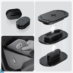 2020-2024 Tesla Model Y (1st Gen) Custom Fit Dual Layer Floor Mats | HALOBLK