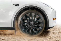2019+ Tesla Model Y (1st-Gen/Juniper) OEM+ Style PP/TPV Mud Flaps | HALOBLK
