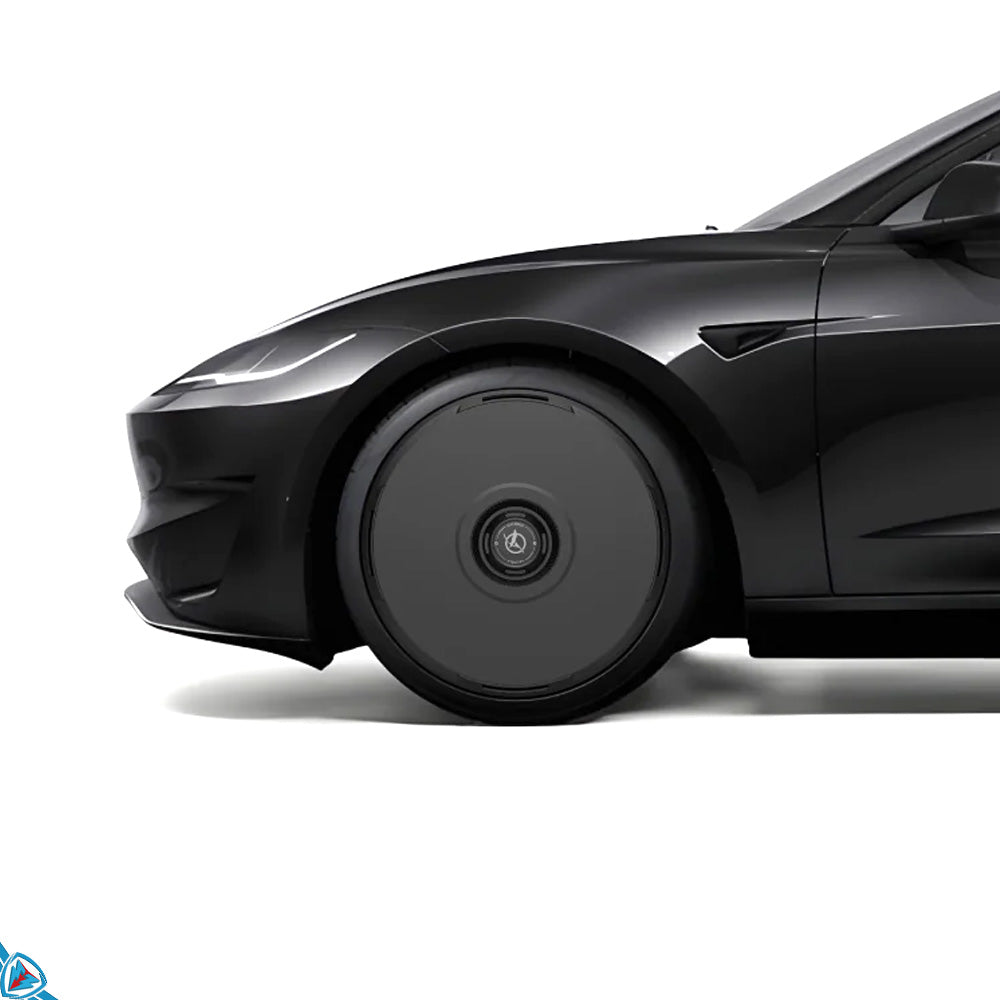 2024+ Tesla Model 3 (Highland) HALODISC 2 Ready-to-Paint (RTP) Customizable Wheel Covers (Set of 4) | HALOBLK Main image