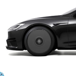 2017-2026 Tesla Model S HALODISC 2 Ready-to-Paint (RTP) Customizable Wheel Covers (Set of 4) | HALOBLK