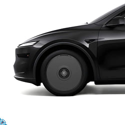 2025+ Tesla Model Y (Juniper) HALODISC 2 Ready-to-Paint (RTP) Customizable Wheel Covers (Set of 4) | HALOBLK