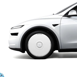 2025+ Tesla Model Y (Juniper) HALODISC 2 Ready-to-Paint (RTP) Customizable Wheel Covers (Set of 4) | HALOBLK
