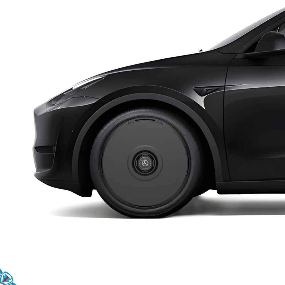 2020-2024 Tesla Model Y (1st-Gen) HALODISC 2 Ready-to-Paint (RTP) Customizable Wheel Covers (Set of 4) | HALOBLK Main image