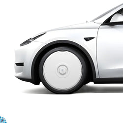 2020-2024 Tesla Model Y (1st-Gen) HALODISC 2 Ready-to-Paint (RTP) Customizable Wheel Covers (Set of 4) | HALOBLK