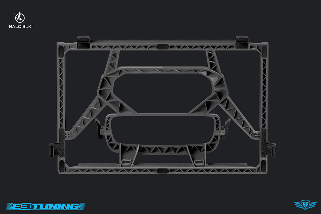 2017-2025 Tesla Model 3 / Y (MK1/Highland) HaloStation Modular Technical Interior Mounting Chassis | HALOBLK