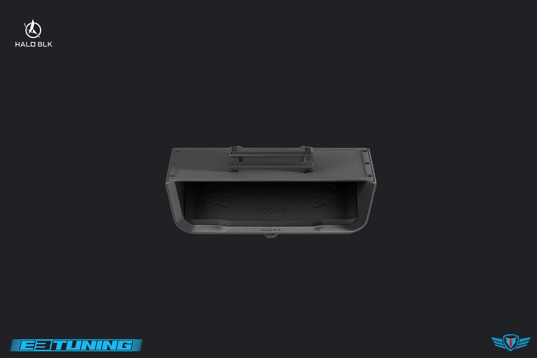 2017-2024 Tesla Model 3 / Model Y (MK1) Cyberpunk Style Modular Under-Screen Storage Organizer | HALOBLK