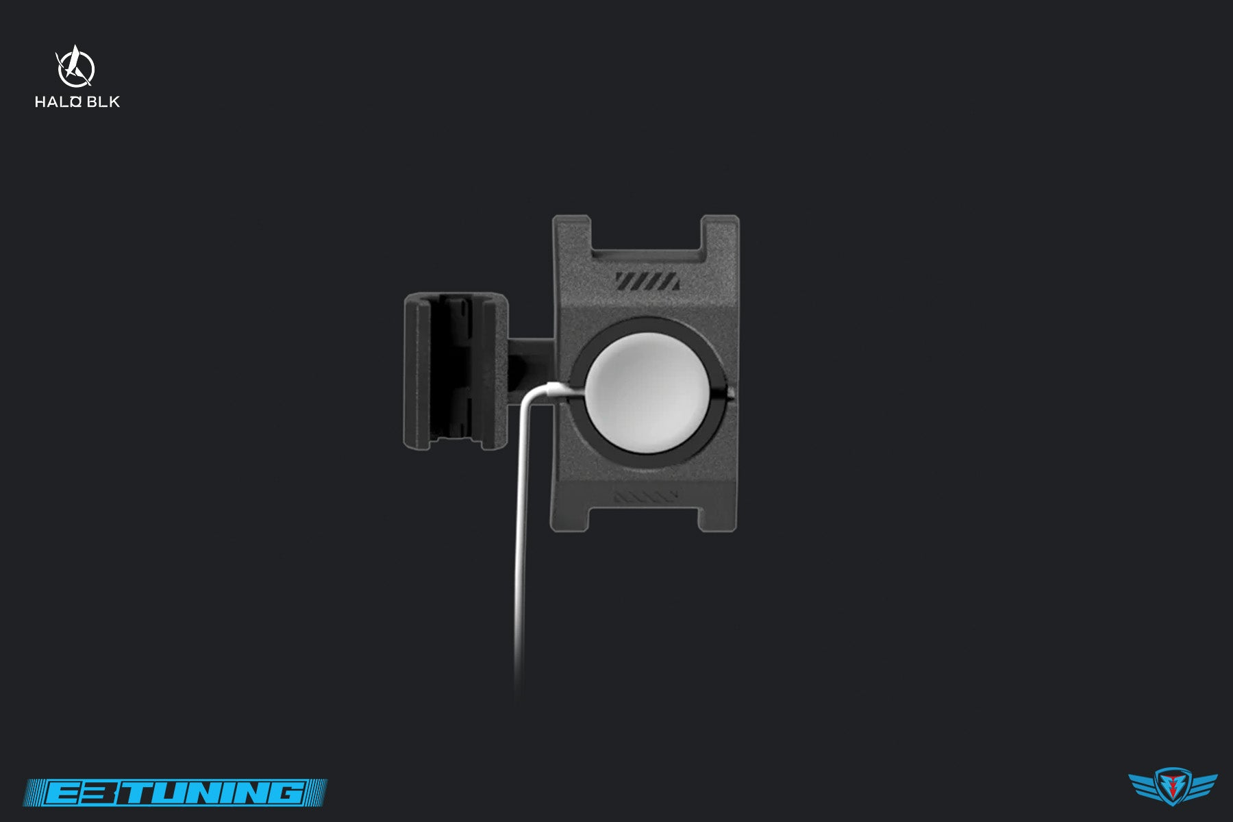2017-2023 Tesla Model 3 / 2020+ Model Y (1st-Gen) HaloStation CyberPunk Style Modular Apple Smart Watch Mount | HALOBLK