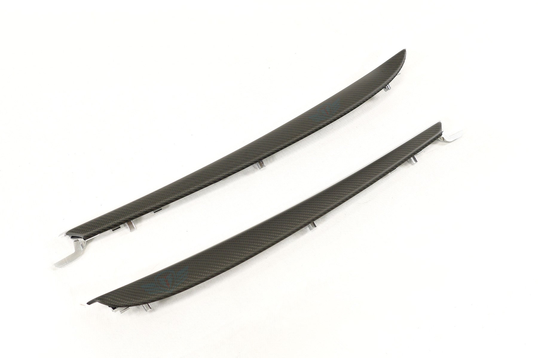 2017-2023 Tesla Model 3 & Model Y (MK1) OEM+ Style Genuine Carbon Fiber Dashboard & Front Door Trim Replacement Kit | Hansshow