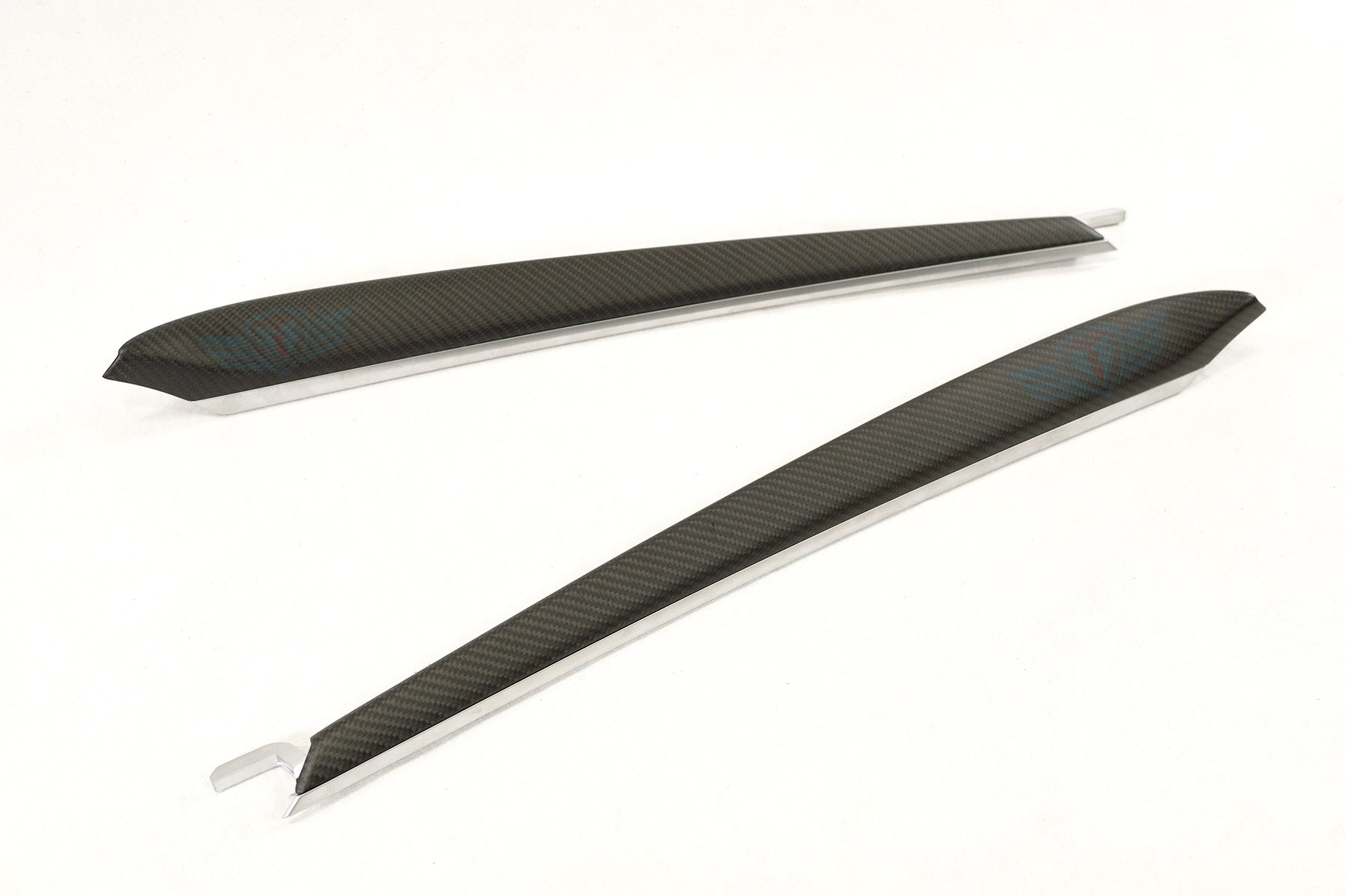 2017-2023 Tesla Model 3 & Model Y (MK1) OEM+ Style Genuine Carbon Fiber Dashboard & Front Door Trim Replacement Kit | Hansshow