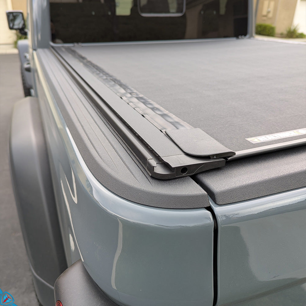 2020-2026 Jeep Gladiator (JT) Revolver X4s Matte Black Aluminum Tonneau Cover with T-Slot Rails | BAK Industries Secondary image