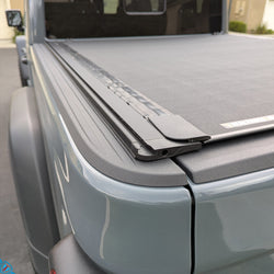 2020-2026 Jeep Gladiator (JT) Revolver X4s Matte Black Aluminum Tonneau Cover with T-Slot Rails | BAK Industries