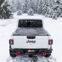 2020-2026 Jeep Gladiator (JT) Revolver X4s Matte Black Aluminum Tonneau Cover with T-Slot Rails | BAK Industries