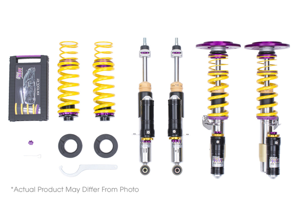 KW V4 Clubsport 3-Way Coilovers for Porsche 718 Cayman GT4 (982) [CLEARANCE]