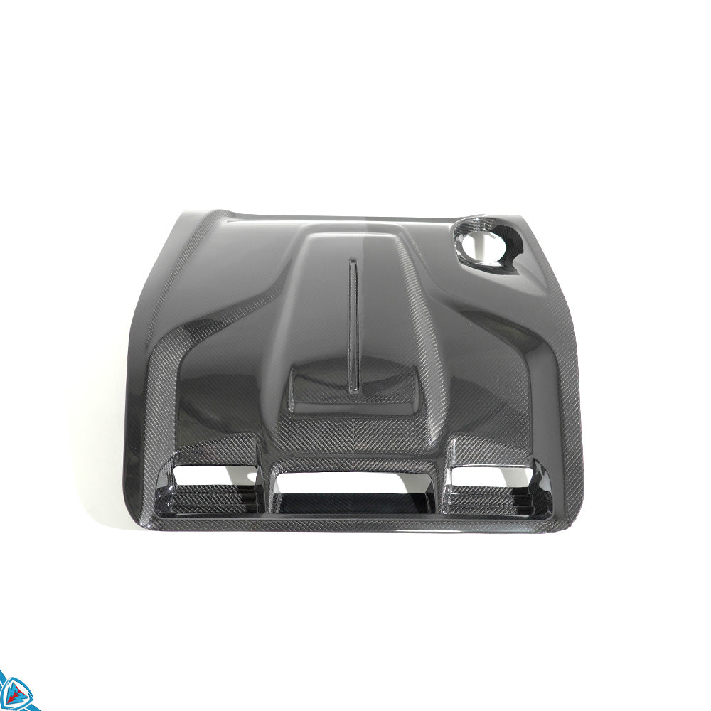 2022+ Lotus Emira LPE Pre-Preg (Dry) Carbon Fiber Engine Cover for 2.0T I4 Engine | FYBR Aerodynamics Secondary image