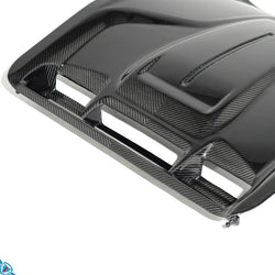 2022+ Lotus Emira (Type-131) LPE Style Pre-Preg Dry Carbon Fiber Engine Cover | FYBR Aerodynamics