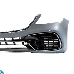 2018-2020 Mercedes-Benz S-Class Facelift (W222) S63 AMG Style Polypropylene Front Bumper Conversion Kit | E3Tuning