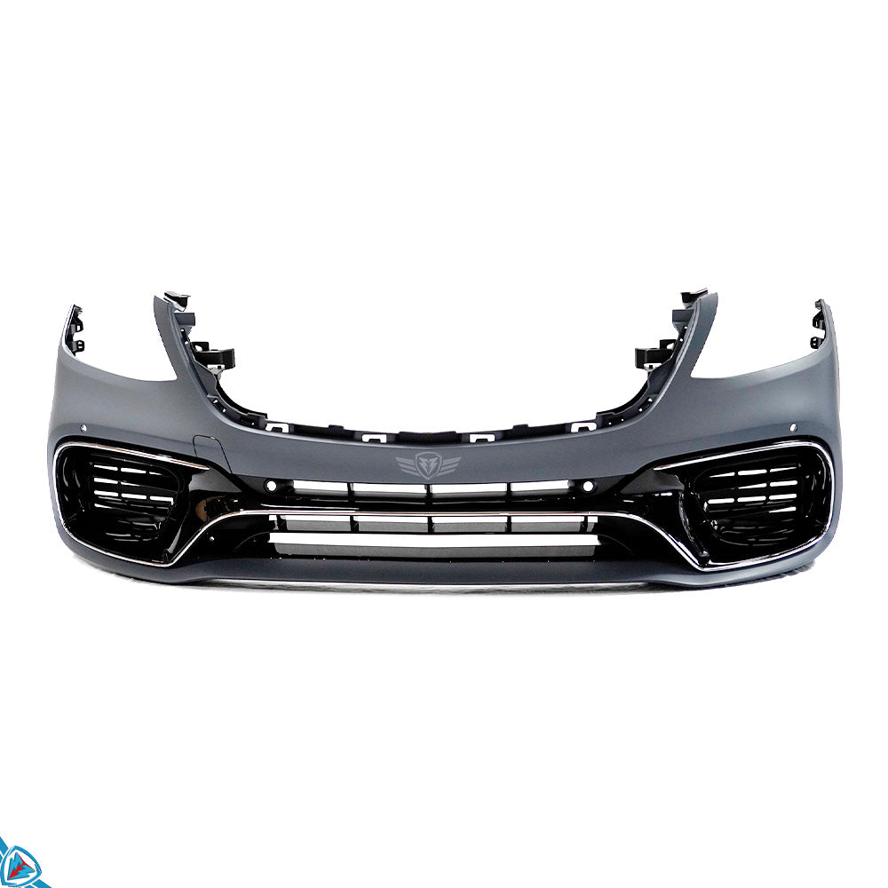 2018-2020 Mercedes-Benz S-Class Facelift (W222) S63 AMG Style Polypropylene Front Bumper Conversion Kit | E3Tuning Secondary image