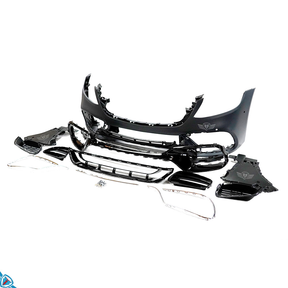 2018-2020 Mercedes-Benz S-Class Facelift (W222) S63 AMG Style Polypropylene Front Bumper Conversion Kit | E3Tuning