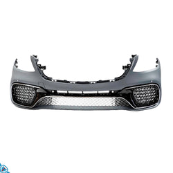 2018-2020 Mercedes-Benz S-Class Facelift (W222) S65 AMG Style Polypropylene Front Bumper Conversion Kit | E3Tuning
