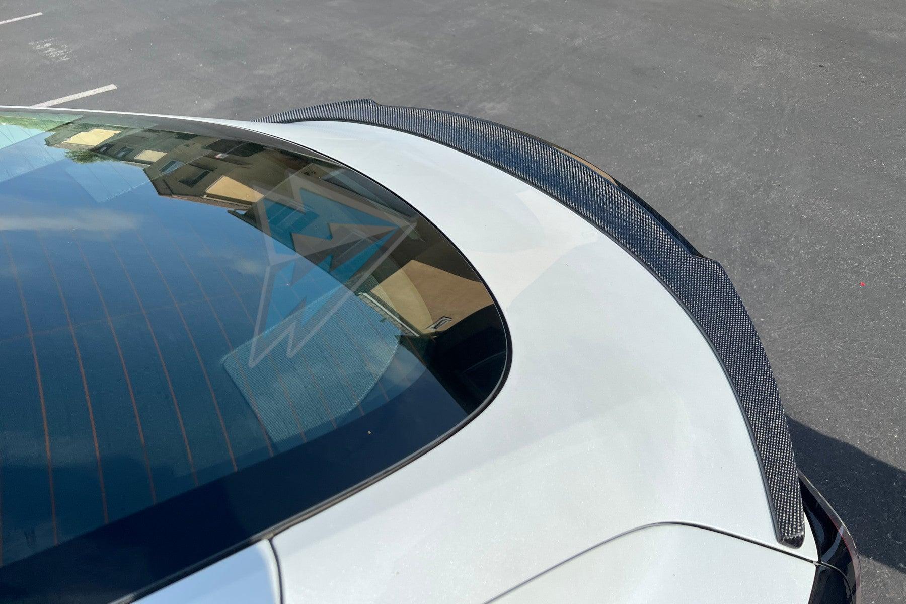 Tesla Model 3 RS Spoiler - FYBR RS Carbon Trunk Lip Main image