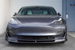 2017-2023 Tesla Model 3 (MK1) VSX Style Carbon Fiber Front Lip | FYBR Aerodynamics