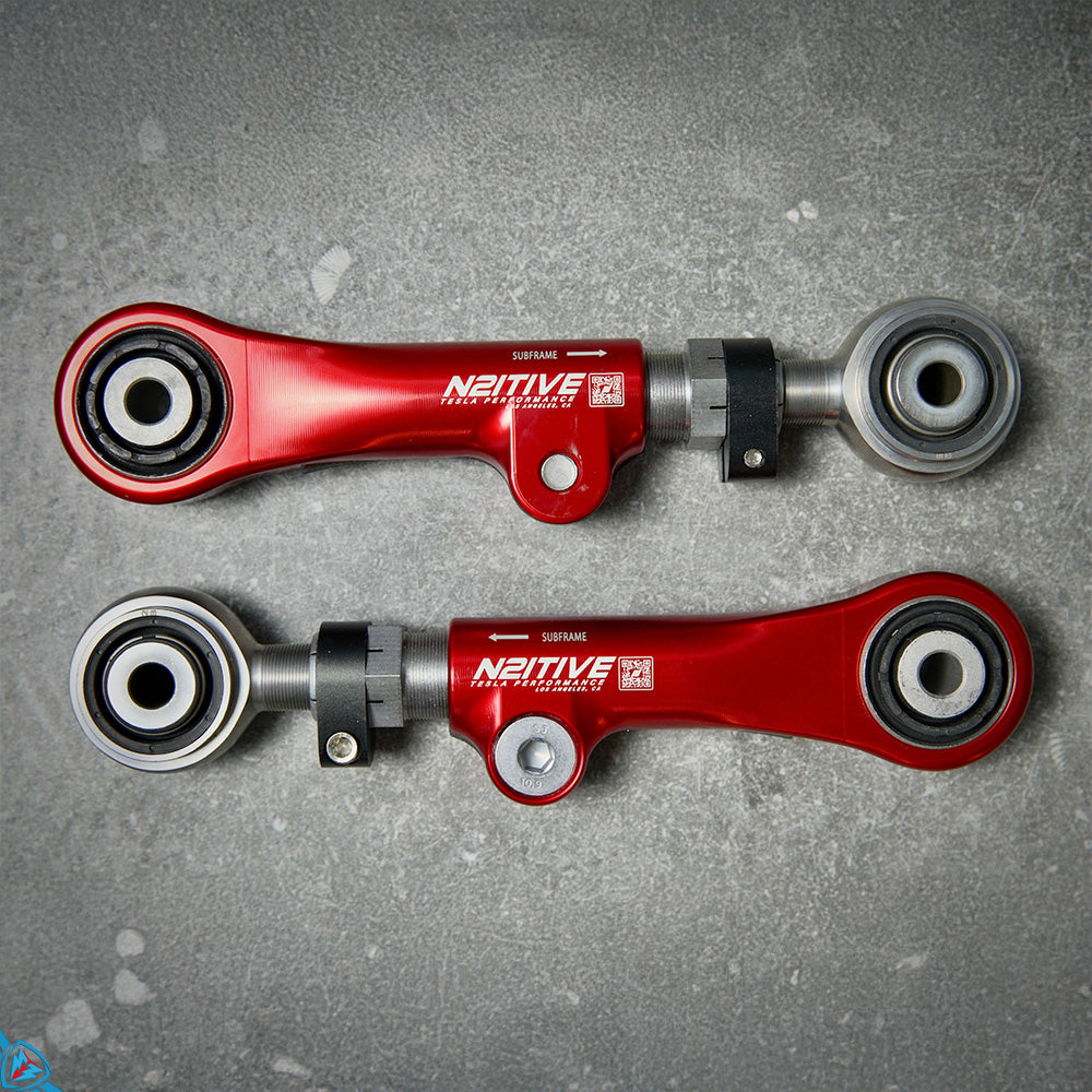 2012-2020 Tesla Model S / Model X (Including Plaid) TSX-2 Adjustable Aluminum Rear Toe Arms | N2itive