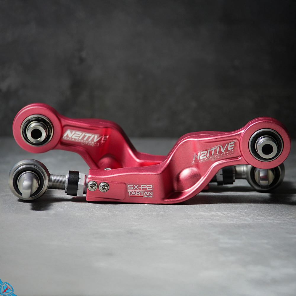 N2itive 02/2021+ Tesla Model X / S TARTAN Rear Camber Arms SX-P2 (Pair)