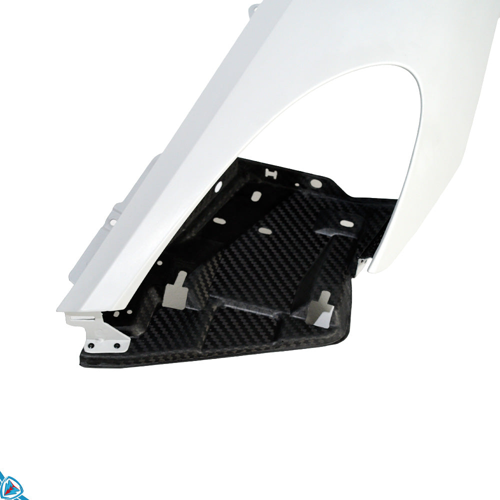 2017-2025 Porsche 718 Cayman & Boxster (982) GT4 RS Style Dry Carbon Fiber Fender Conversion Kit [Liner Included] | E3Tuning