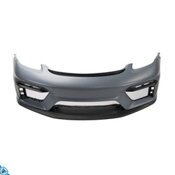 2017-2024 Porsche 718 Boxster & Cayman (982) GT4 Style Polypropylene Front Bumper Conversion Kit | E3Tuning