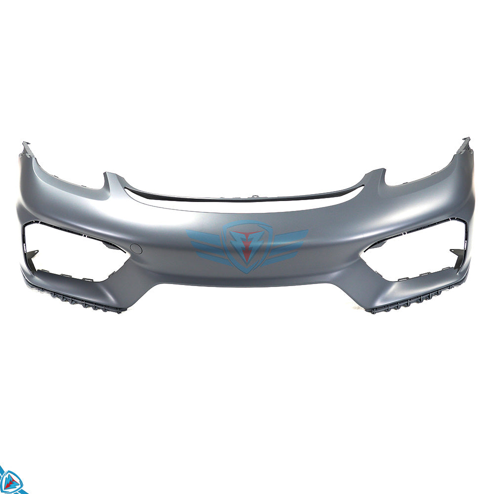 2017-2024 Porsche 718 Boxster & Cayman (982) GT4 Style Polypropylene Front Bumper Conversion Kit | E3Tuning