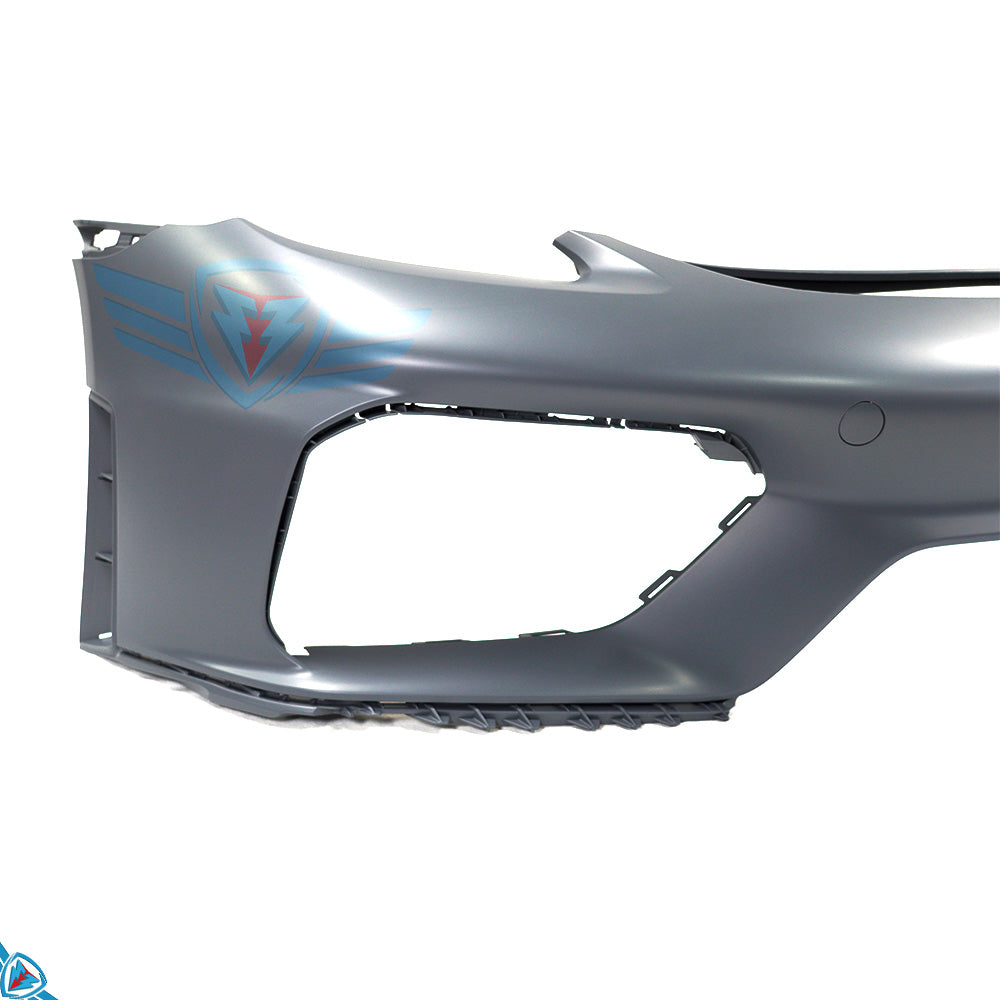 2017-2024 Porsche 718 Boxster & Cayman (982) GT4 Style Polypropylene Front Bumper Conversion Kit | E3Tuning