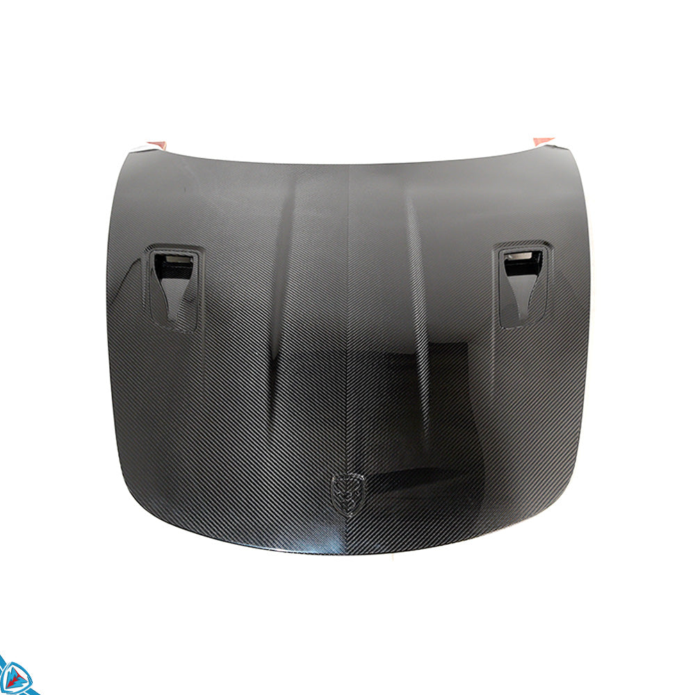 2012-2025 Porsche Boxster & Cayman & 718 (981 / 982) Pre-Preg GT4 RS Style Dry Carbon Fiber Hood | FYBR Aerodynamics
