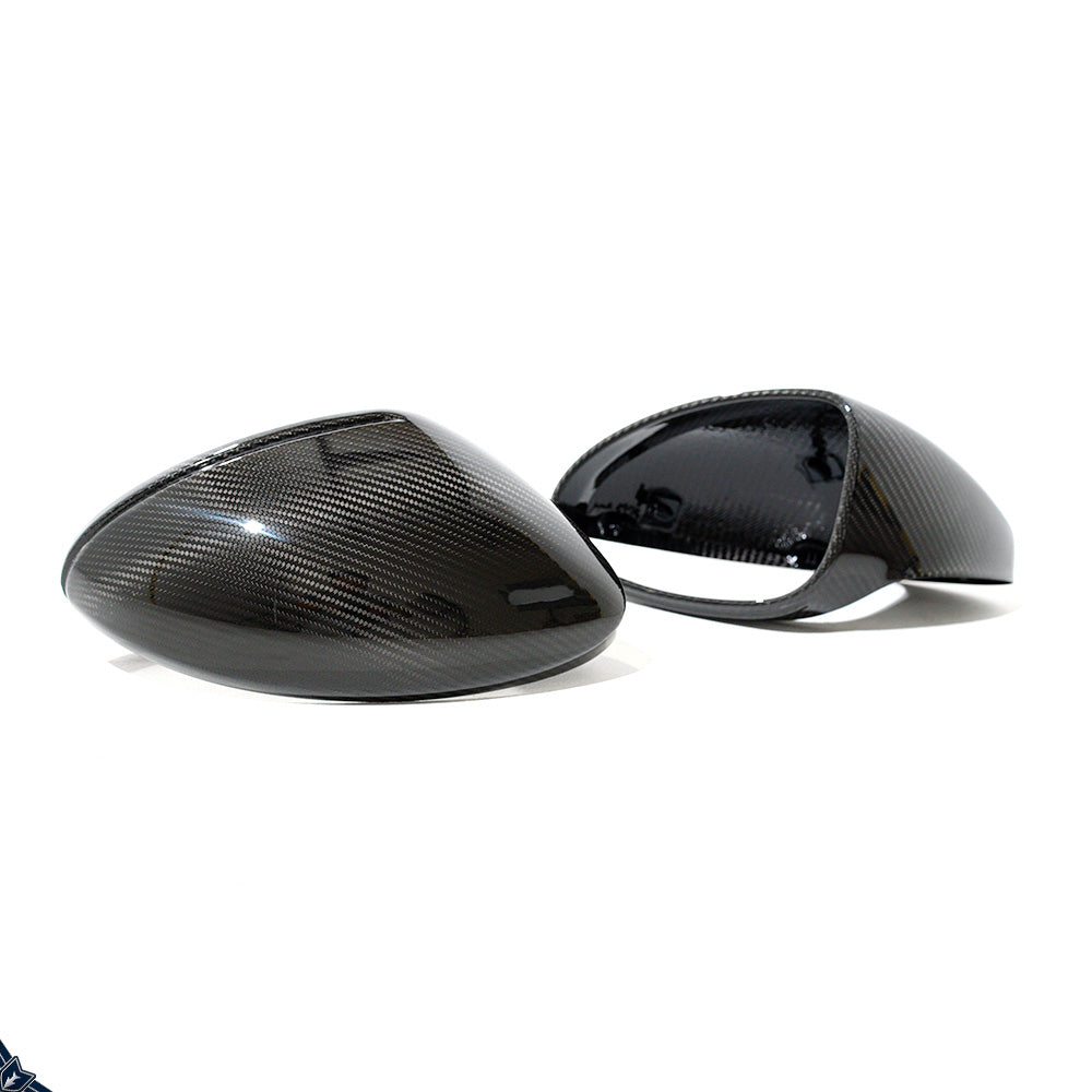 2012-2019 Porsche 911 (991) & Boxster / Cayman (981) Dry Carbon Fiber Replacement Mirror Covers | FYBR Aerodynamics