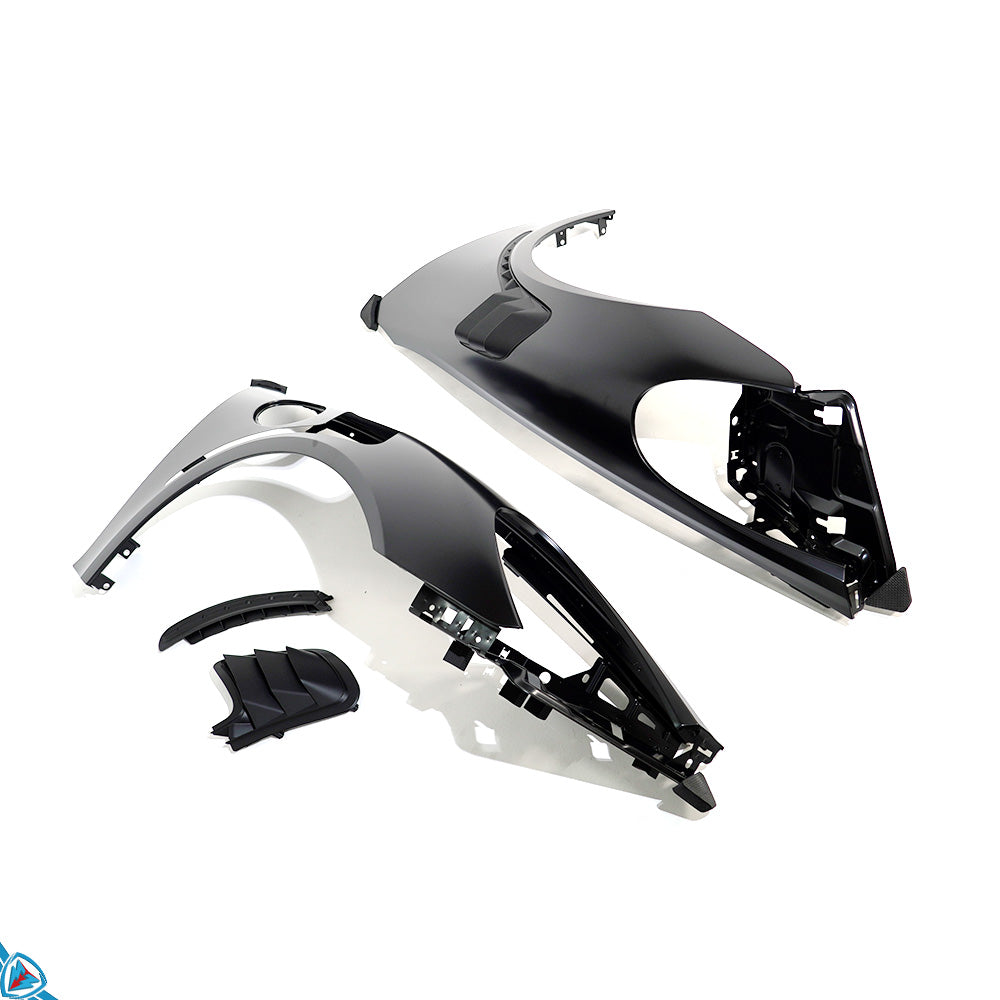 2013-2016 Porsche Boxster & Cayman (981) GT2 RS Style Steel Fender Conversion Kit | E3Tuning