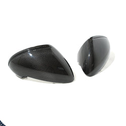 2017-2025 Porsche 718 Cayman & Boxster (982) OEM Style Dry Carbon Replacement Fiber Mirror Covers | FYBR Aerodynamics