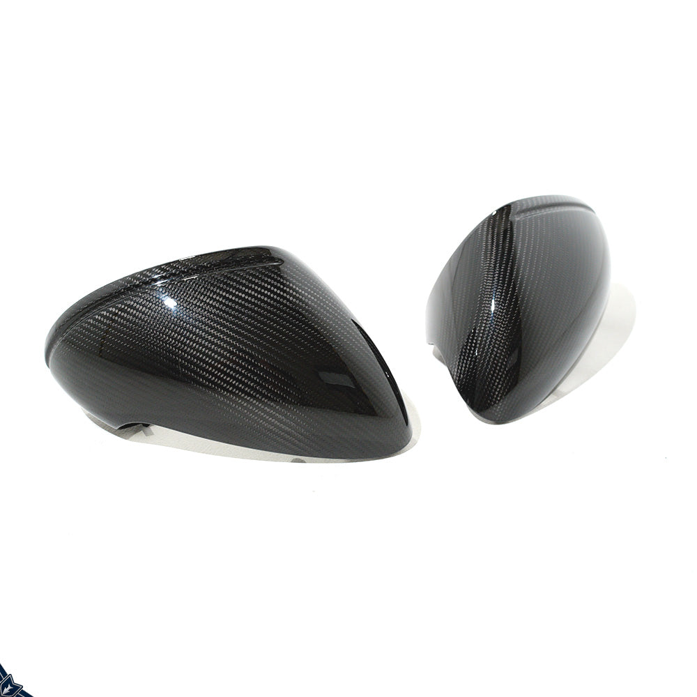 2017-2025 Porsche 718 Cayman & Boxster (982) OEM Style Dry Carbon Replacement Fiber Mirror Covers | FYBR Aerodynamics