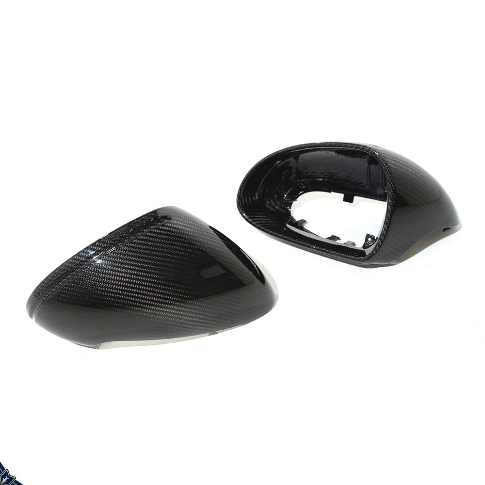 2017-2025 Porsche 718 Cayman & Boxster (982) OEM Style Dry Carbon Replacement Fiber Mirror Covers | FYBR Aerodynamics