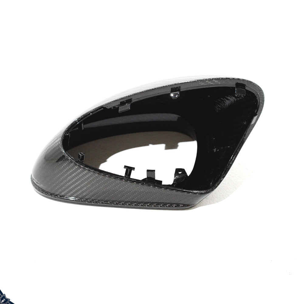 2017-2025 Porsche 718 Cayman & Boxster (982) OEM Style Dry Carbon Replacement Fiber Mirror Covers | FYBR Aerodynamics