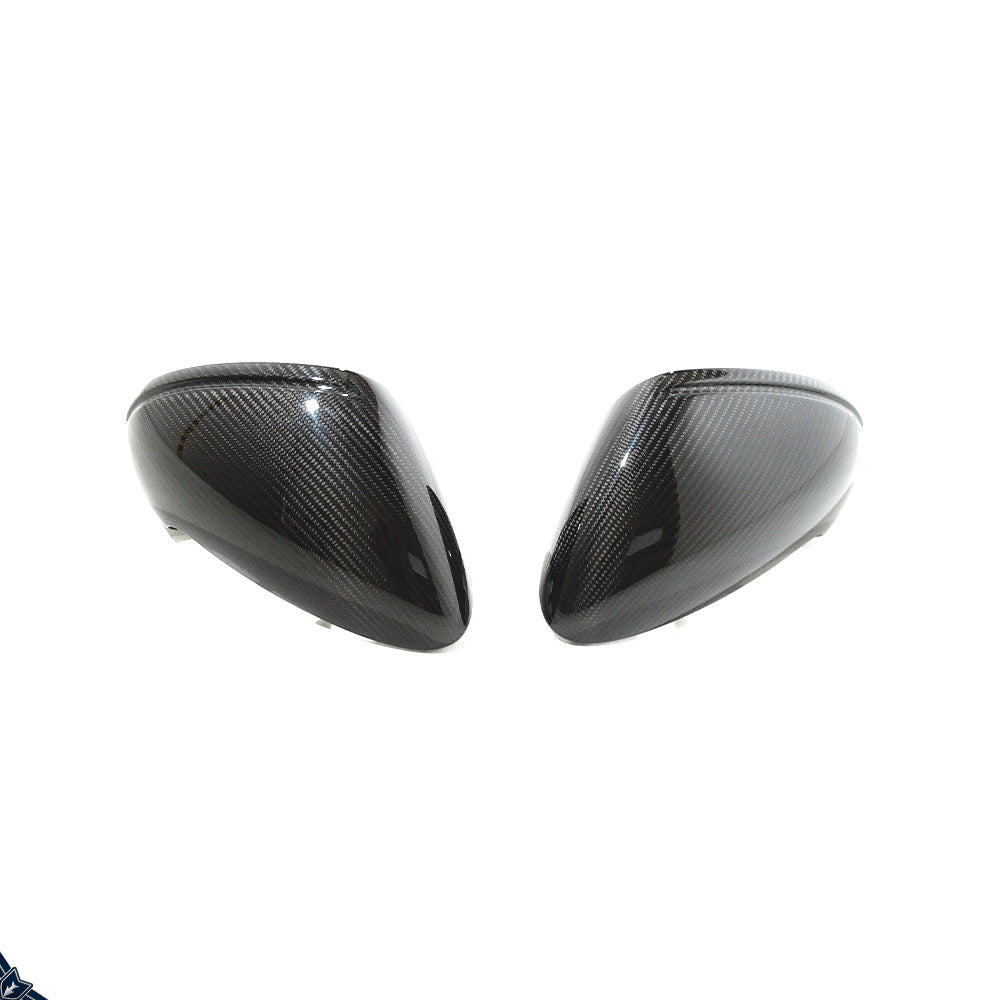 2017-2025 Porsche 718 Cayman & Boxster (982) OEM Style Dry Carbon Replacement Fiber Mirror Covers | FYBR Aerodynamics